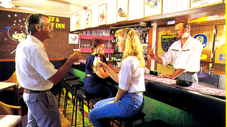 Bar at the Holiday Lodge