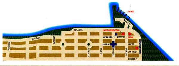 Location Map of the Pacific International